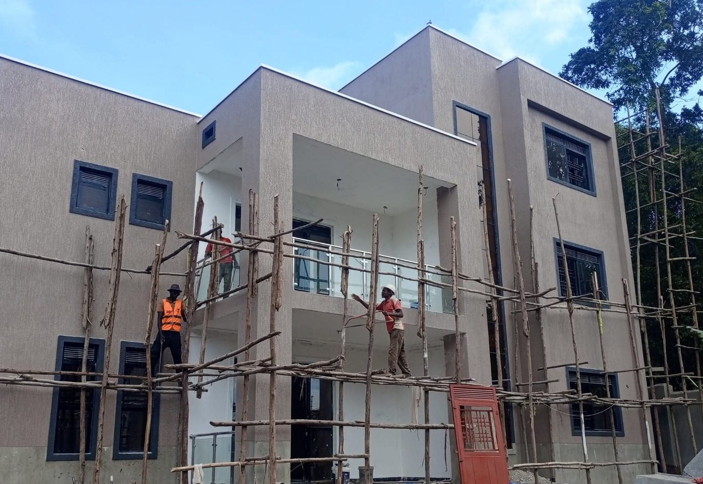 Finished Ruvuza Group residence — façade and finishing